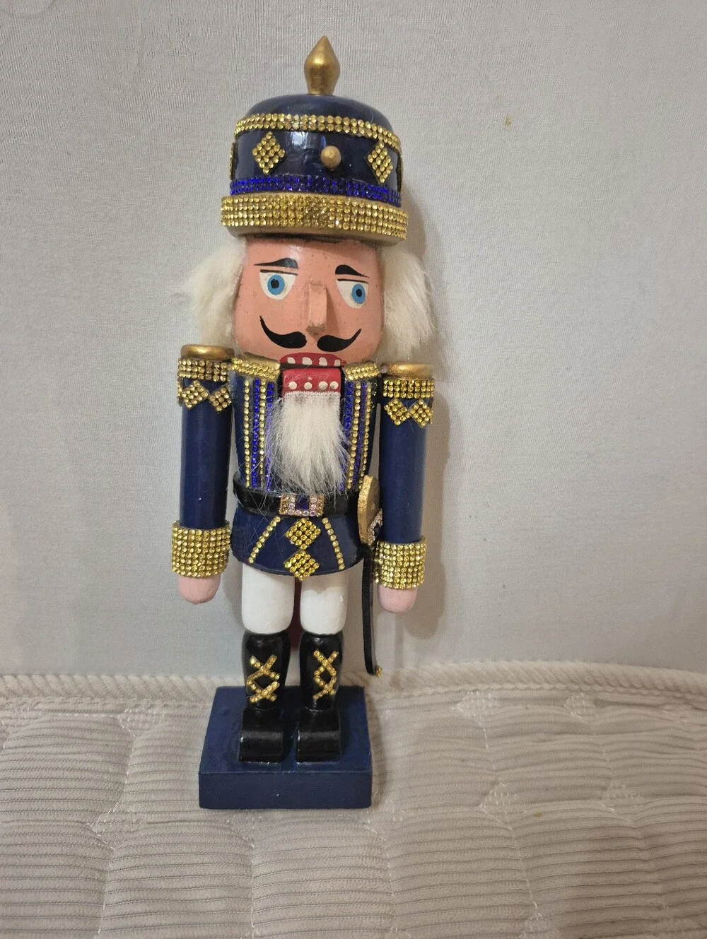 Blue & Gold Decorative Nutcracker Soldier